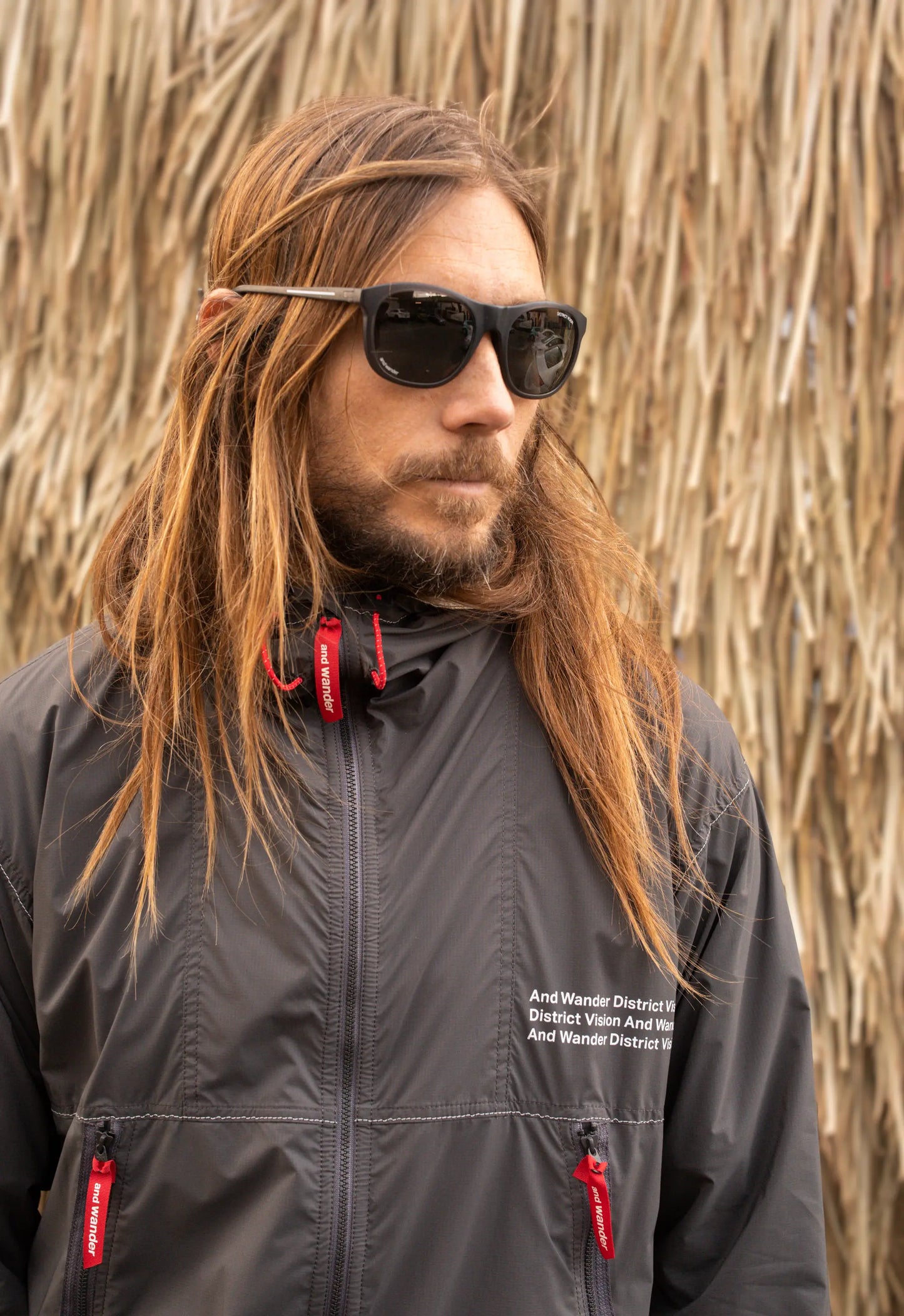 District Vision and wander Nako Multisport Sunglasses in Water Gray