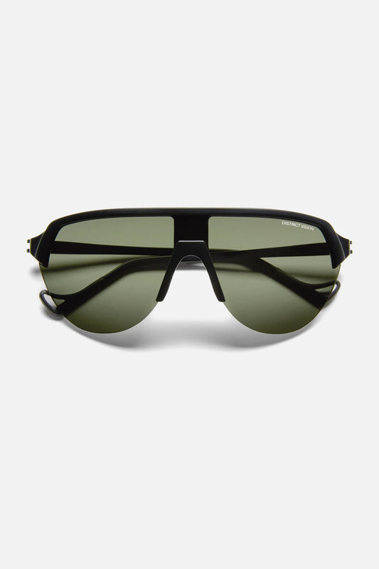 District Vision Nagata Speed Blade Sunglasses in Black