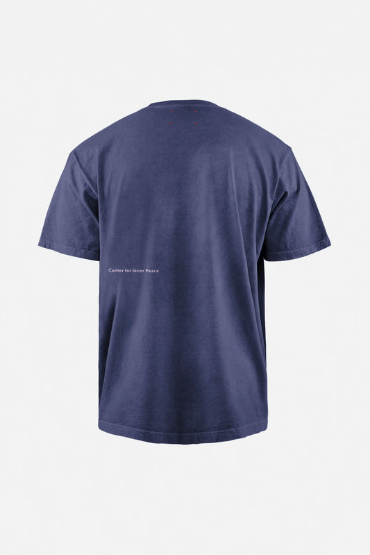 District Vision Karuna Short Sleeve T-Shirt in Washed Navy